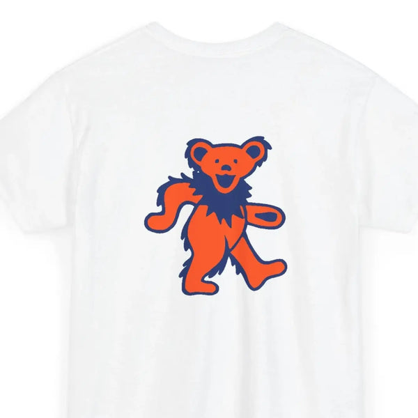 Grateful Dead - New York Mets Classic Stealie / Dancing Bear Two-Sided T-Shirt - MLB - StealieShop